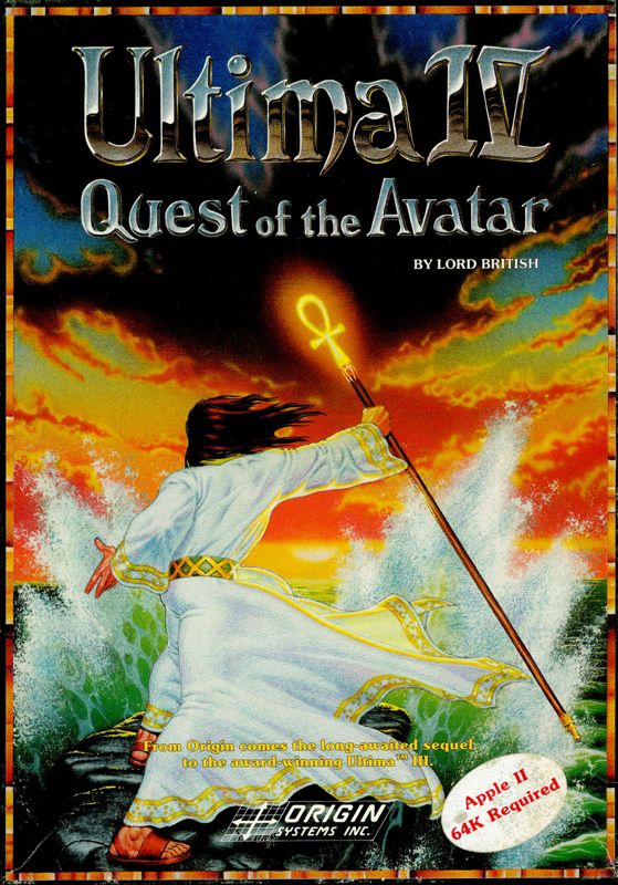Ultima IV box art for Sega Master System
